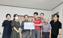 서산성봉학교, 집중호우 피해 학생 가정에  온정의 손길 전달