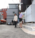 이미자 종로구의원, 이화동 파임 도로 정비 현장 점검
