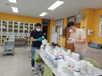 서산교육지원청 학교지원센터, 부성초 과학실 시약장 정리 및 안전 관리 지원 활동 실시