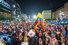 [포토] 천안흥타령춤축제 2025, 도심 속 세계인의 댄스 퍼레이드 화려한 진행