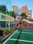 서산교육지원청 학교지원센터, 관내학교 운동장 배수로 정비 지원