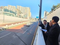 송인석 대전시의원, 인동 지하차도 누수 현장점검...근본 대책 마련해야
