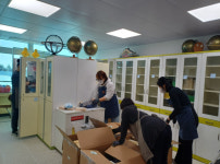 서산교육지원청 학교지원센터, 음암중학교 그린스마트미래학교 조성에 따른 특별실 정리지원