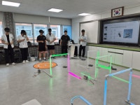 충북비즈니스고등학교, 디지털 역량 강화 위한 드론 조종 실습 진행