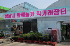 성남 화훼 직거래 장터 개최