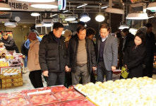 남촌공판장 설명절 농산물 수급상황 점검