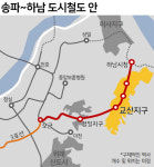 [단독] 하남 감일·교산 지나는 송파~하남도시철도 3호선 연장으로 확정