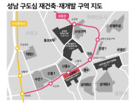 위례 추월은 시간문제…성남 구도심, 4만가구 뉴시티로