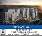 역세권·초품아 매력적인데…코앞에 온종일 KTX가 씽씽ㅣ대전 리더스시티 5블록