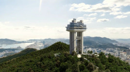 부산 황령산 전망대, 랜드마크 되려면 디자인 개선 필요 유명 건축가 승효상 굴욕