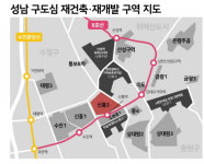 성남 신흥3·태평3구역 6300가구 순환재개발 닻올라…LH가 사업시행