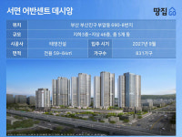 미분양 부산 서면 백화점·학교 딱 붙은 아파트, 시세보다 3억 저렴 | 서면 어반센트 데시앙