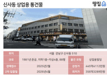 시세보다 40억 싸다, 강남 신사동 4층 통건물 투자 전망 보니
