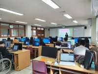큐브로이드 찾아가는 SW·AI교실 고등학교 AI로봇 아티보 인공지능 수업 진행
