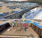 한국콘크리트산업, PC(Precast Concrete) 적용한 여주 물류창고 골조공사 진행