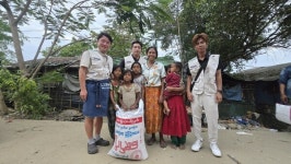 국제문화교류재단-강남라이온스클럽, 미얀마 빈곤지역에 나눔 실천