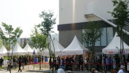 휴가철에도 견본주택 내방이 우선 … 힐스테이트 광주곤지암역 폭염에도 인파 몰려