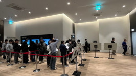 동탄 꿈의숲 자연앤데시앙 견본주택에 방문객 몰려