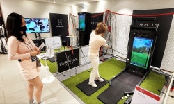 미래야놀자, 가정용 어프로치 연습기 헤라디야 명동 롯데백화점에서 행사 개최