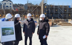 손승현 우정사업본부장, 화성우체국 공사현장 특별안전점검