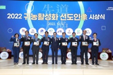 농협중앙회, 천안·상주시장 등 8명에 귀농활성화 선도인상 시상