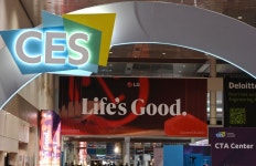 [포토뉴스] LG전자, CES 2023 열리는 LVCC)에 Lifes Good(라이프스굿) 광고판 설치