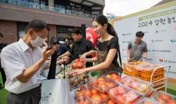 호반그룹-더본코리아-대아청과, 2024 강원 농산물 축제 개최