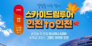KRT여행사, 한반도 항공일주 스카이드림투어 출시…선착순 50명 한정