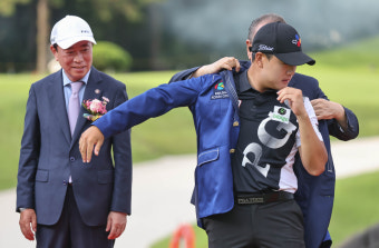 KPGA한국오픈 우승 김민규 파노라마 화보...