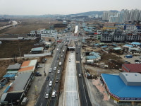 천안 직산사거리 지하차도 2차로 임시개통…입체화 공사로 교통난 해소