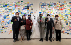 천안시의회 복지문화위, 발달장애인 ‘그리다방 네모’ 전시회 방문…“적극 지원”