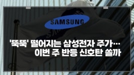 [이슈] 뚝뚝 떨어지는 삼성전자 주가…이번 주 반등 신호탄 쏠까