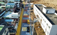 안양시, 안양 8동 학교주변 도로확장 공사 완료