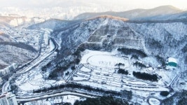 한적하고 평화로운 안양시 겨울풍경