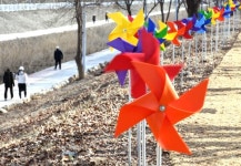 대동강 물이 녹는 우수(雨水)··· 시흥천의 바람개비 팔랑 봄이 오는 소리