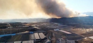 경북 영천 산불 1단계 발령…진화에 '안간힘'