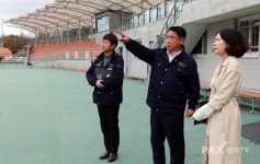 정영철 영동군수, 충북도민체전 경기장 현장 점검…이상 無