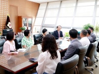 [동정] 성남시의회 이덕수 의장, 중원구단체장연합회와 차담회