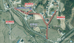 계룡시, 엄사 향한리 취락지구 도로 개설 속도 낸다