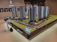 [르포] 천안의 새 랜드마크 기대감...천안 휴먼빌 퍼스트시티 견본주택 방문객들로 북적