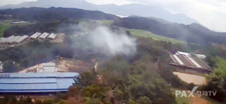 사천 구랑리 산불 1시간 13분 만에 진화