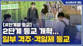 (R) 2단계 등교 개학...일부 격주*격일제 등교