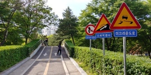작은 신호등 너머로 배우는 삶의 질서, 계양교통공원에서