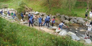장수천 정화활동 펼친 남동구 지속가능발전협의회