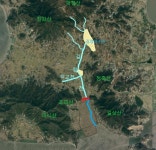 진강산과 덕정산, 길정저수지 - 선두포낚시터 거쳐 강화남단 갯벌까지