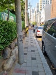 좁은 통학로에 전주까지... 서구, 신현중·신현여중 앞 보도 확장 나서