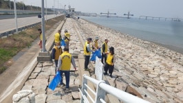 운서동 주민자치회, 정기회의 열고 크린업데이 행사