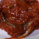 흑산 사랑방에서  끓여주었던  조기 매운탕