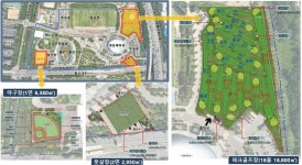 아시아드 주경기장에 36홀, 계양경기장에 18홀의 파크골프장 들어서