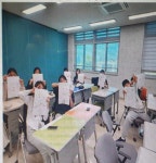 신설 운서중학교의 백일잔치